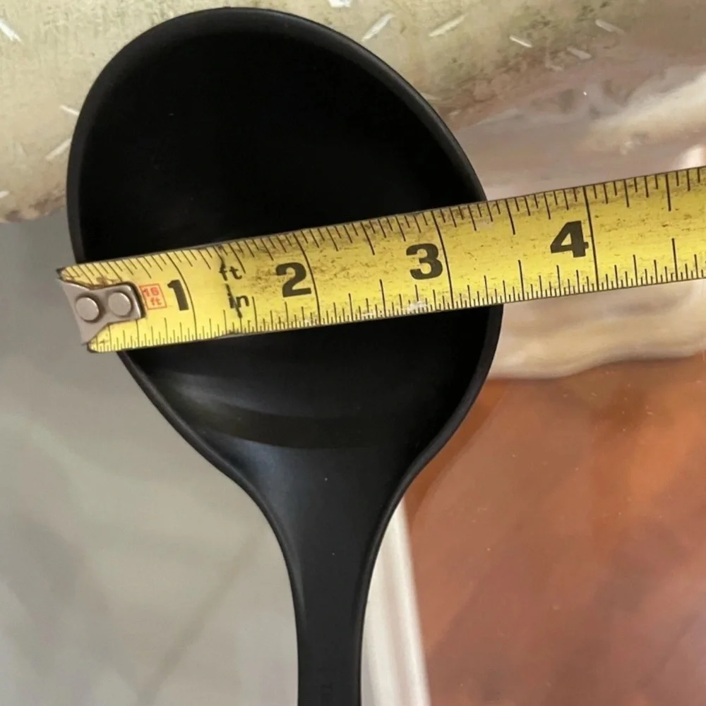 Tramontina Ability Nylon Conchal Ladlel Spoon Black Stir‎